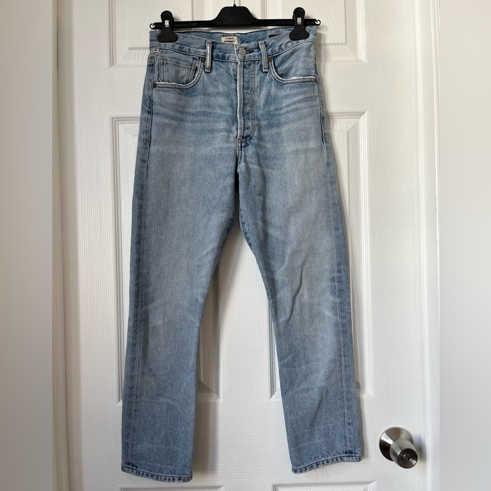 Citizens Of Humanity High Rise Slim Straight Jeans Size 24